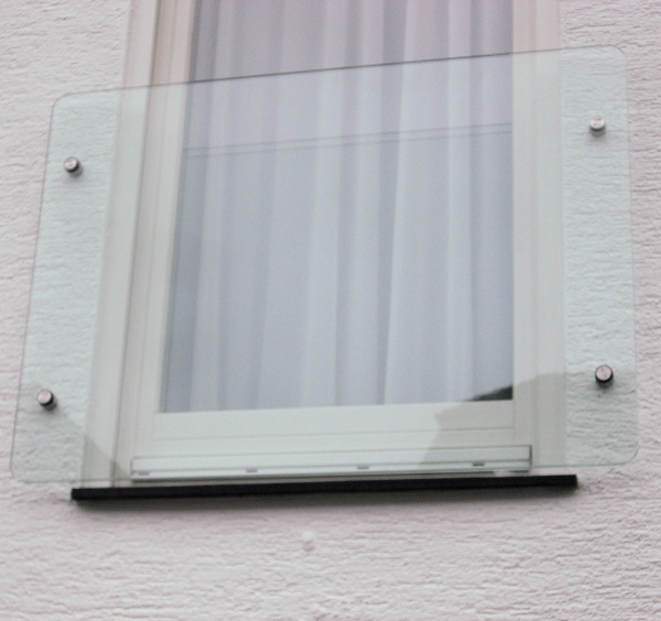 Französischer Balkon aus Glas GLASPROFI24