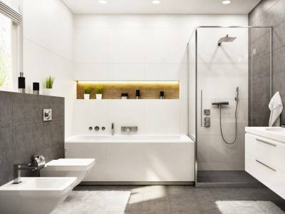 Dusche an Badewanne - Glasdusche