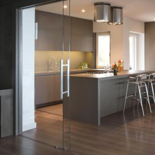 Schiebetür Aus Glas Tenuta In Der Küche