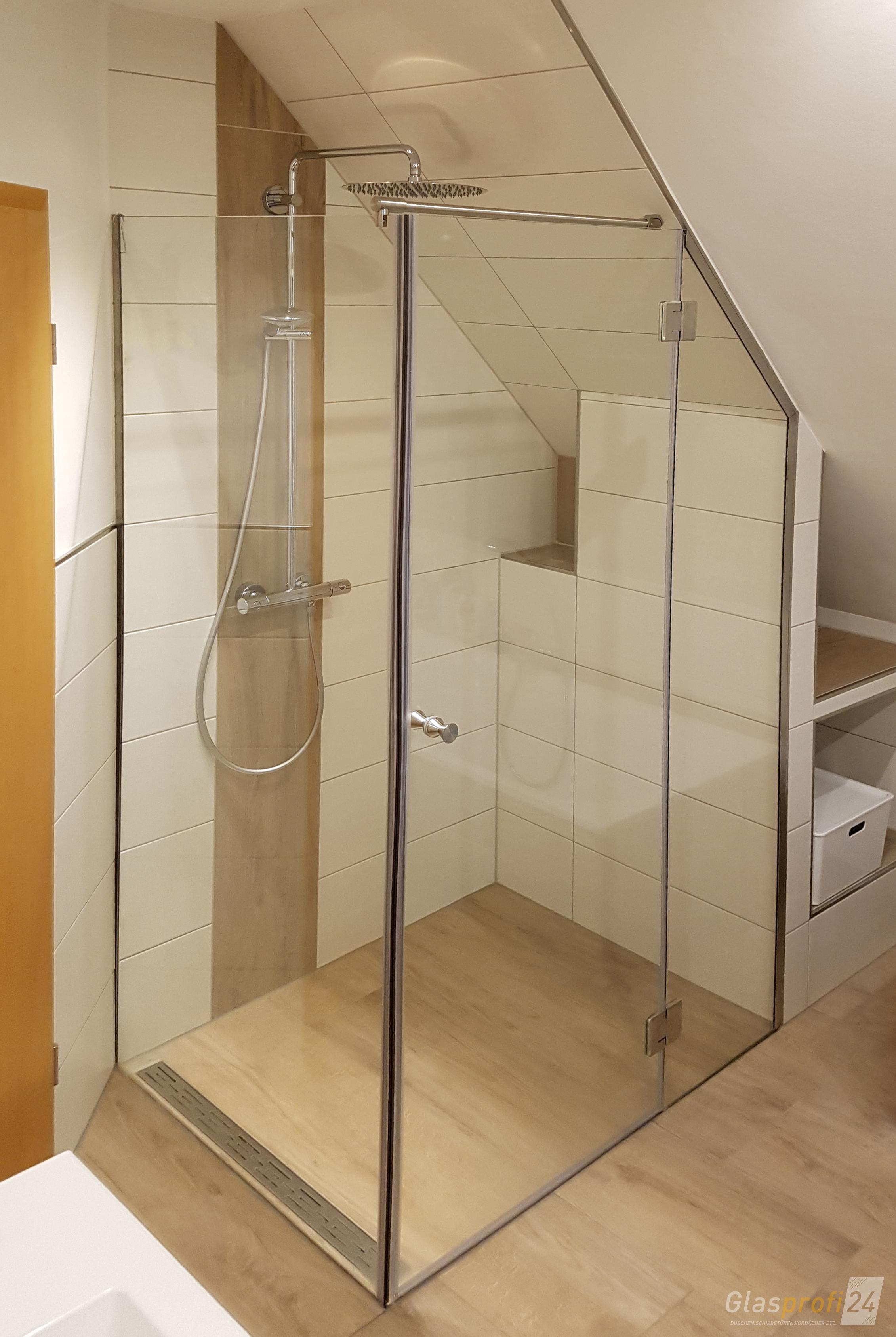 Eckdusche und Duschkabine mit Eckeinstieg | GLASPROFI24