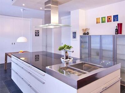 Küchenarbeitsplatte aus Glas