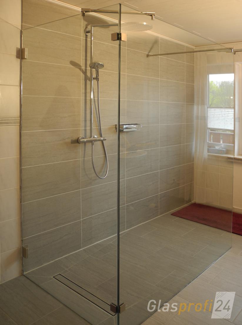 Walk in Dusche & Duschabtrennung aus Glas | GLASPROFI24