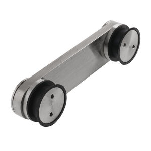Glasfixierung durch Edelstahlverbinder