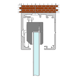Glasschiebetür mit Softclose PIANO | GLASPROFI24