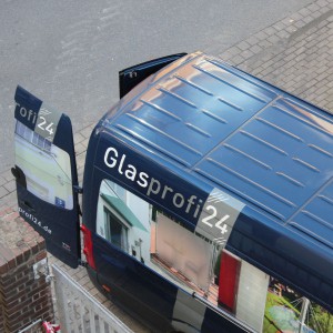 Glasprofi24 Sprinter Während eines Montage Einsatzes