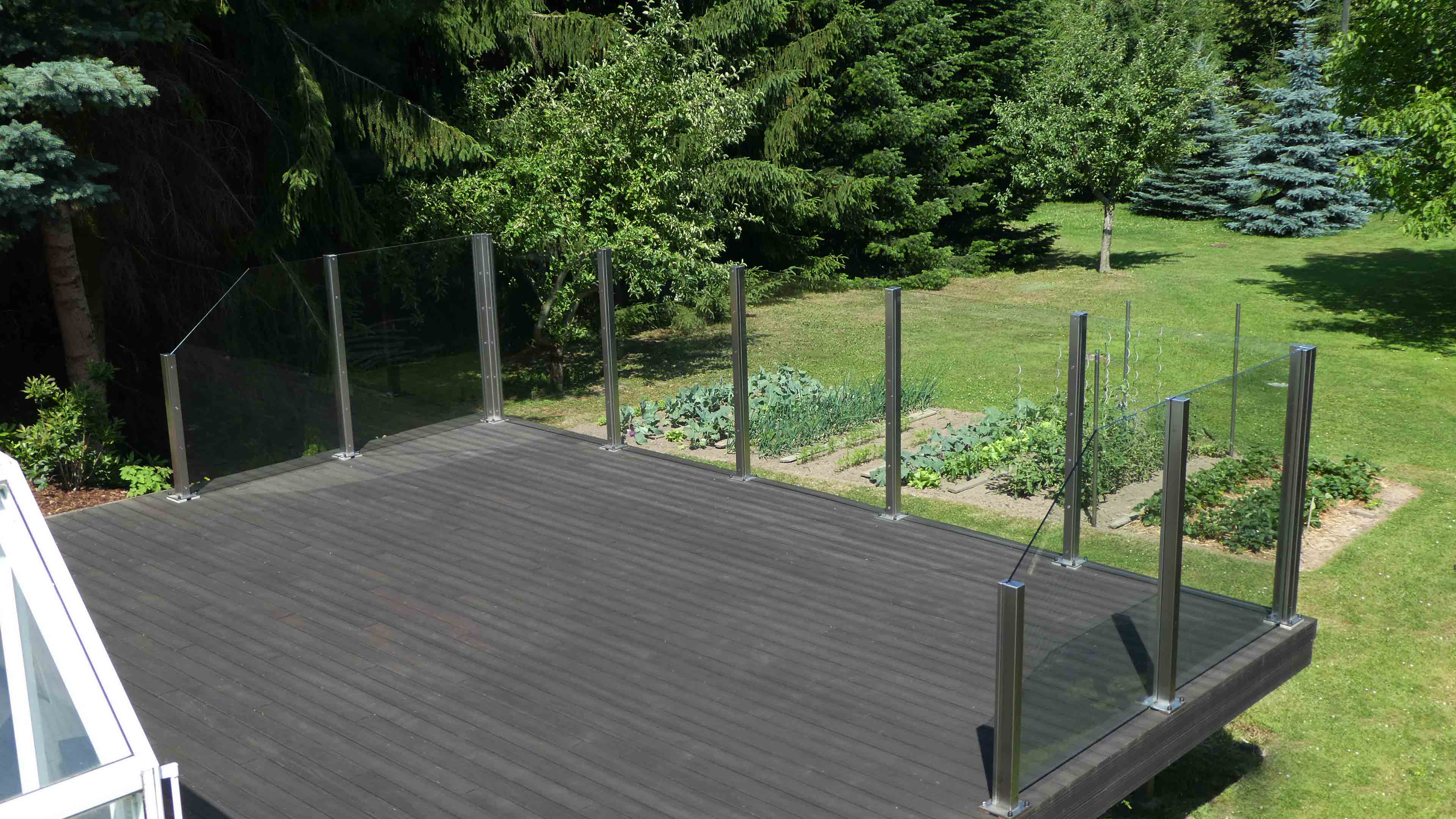 Windschutz für die Terrasse GLASPROFI24