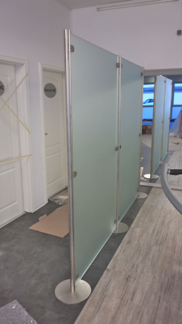 Glasstellwand für innen Stellwand aus Glas GLASPROFI24