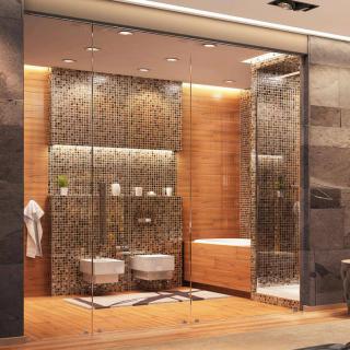 Schiebetür Tenuta Aus Glas Mit Bodenrollen C W1280