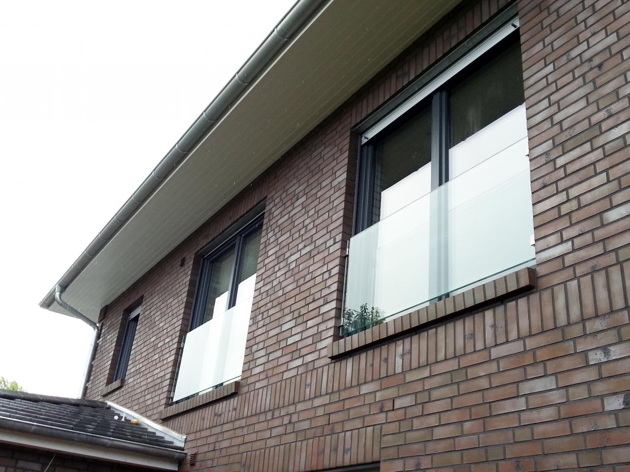 Französischer Balkon aus Glas GLASPROFI24