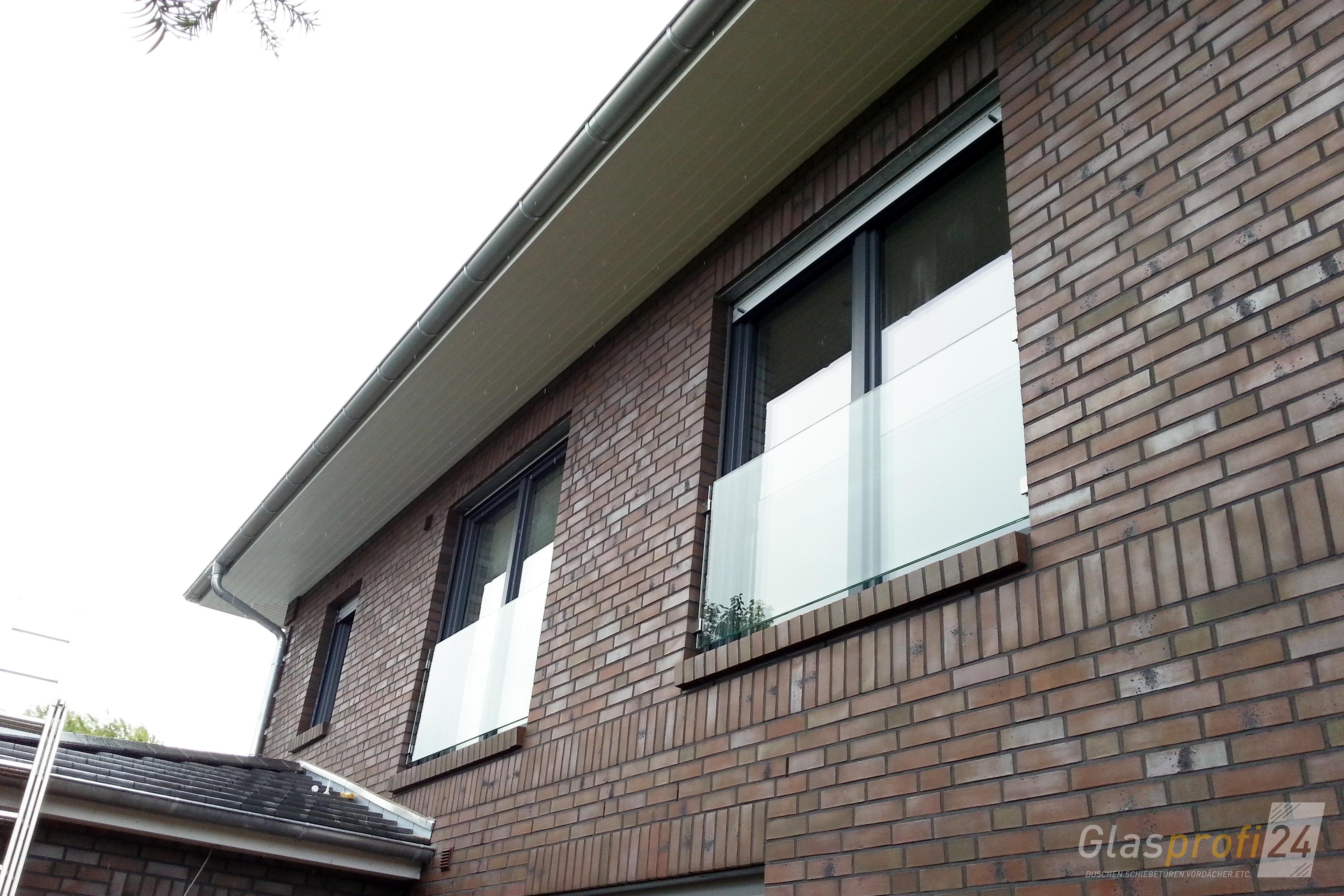 Französischer Balkon aus Glas GLASPROFI24