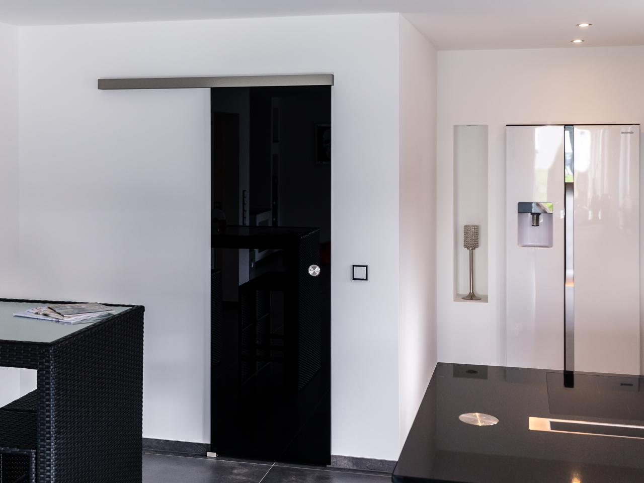 Glasschiebetür mit Softclose PIANO | GLASPROFI24