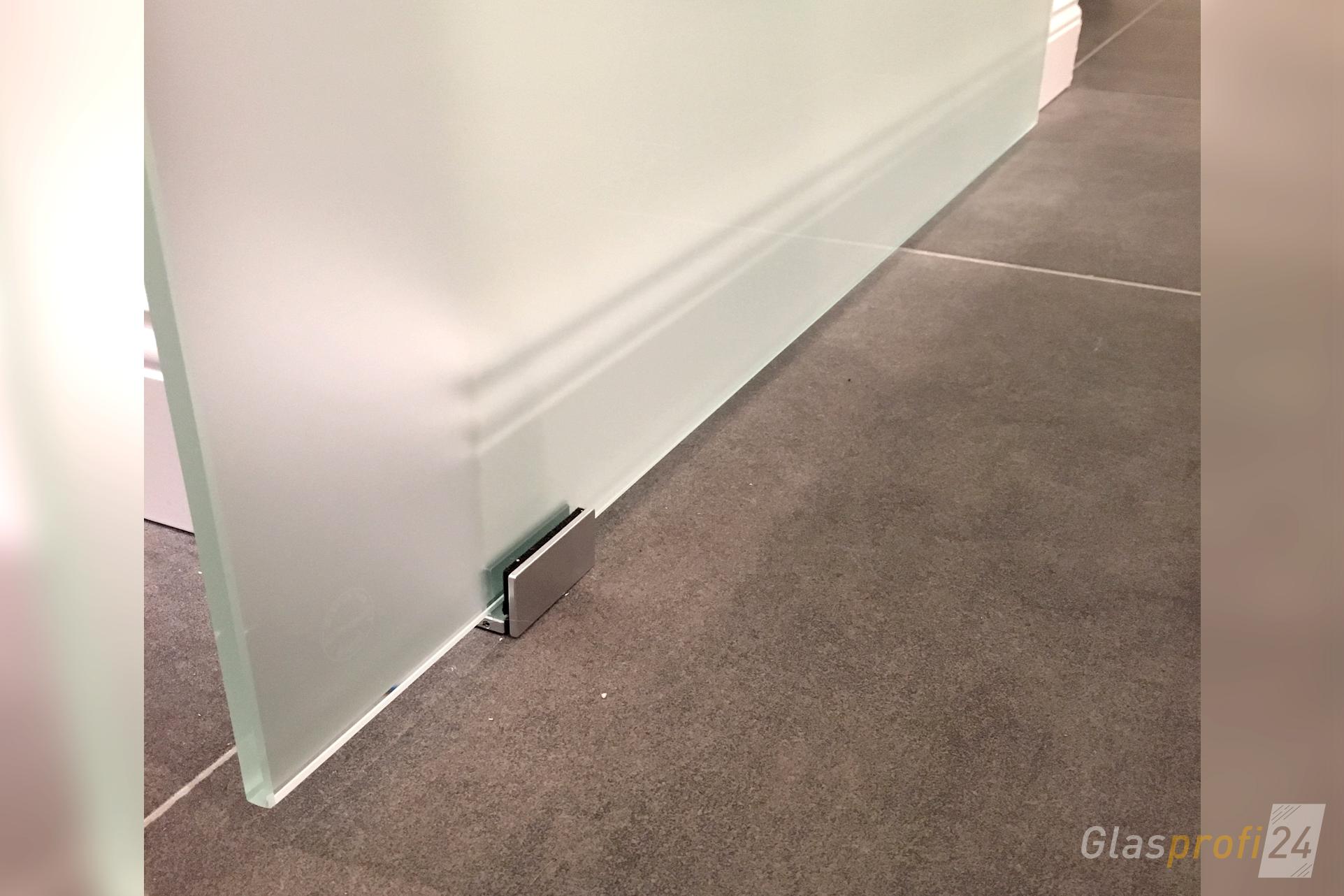 Glas Schiebetür Laufschiene Boden