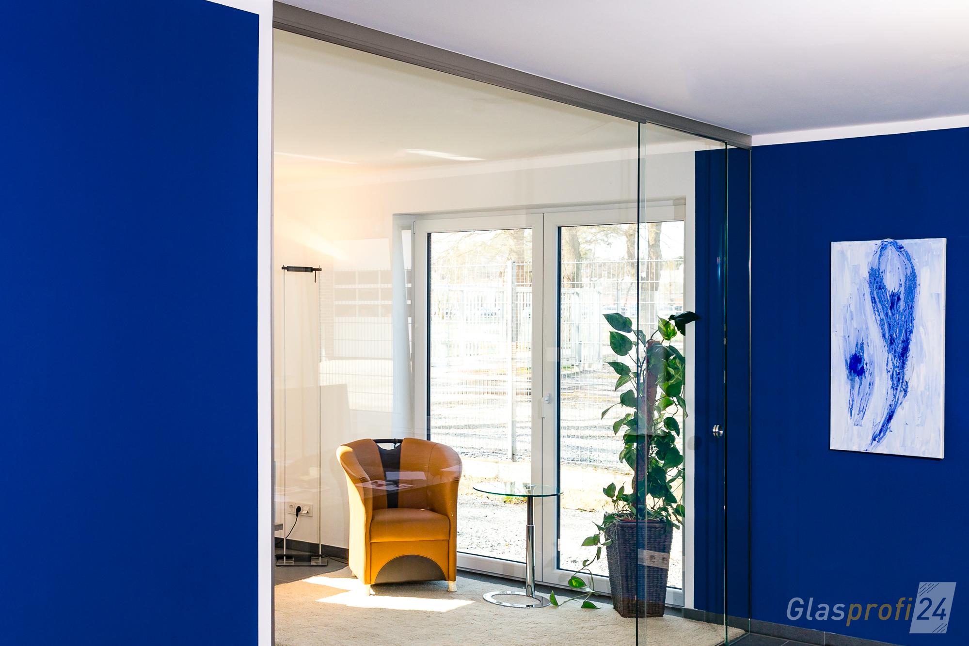 Glasschiebetür mit Softclose PIANO | GLASPROFI24