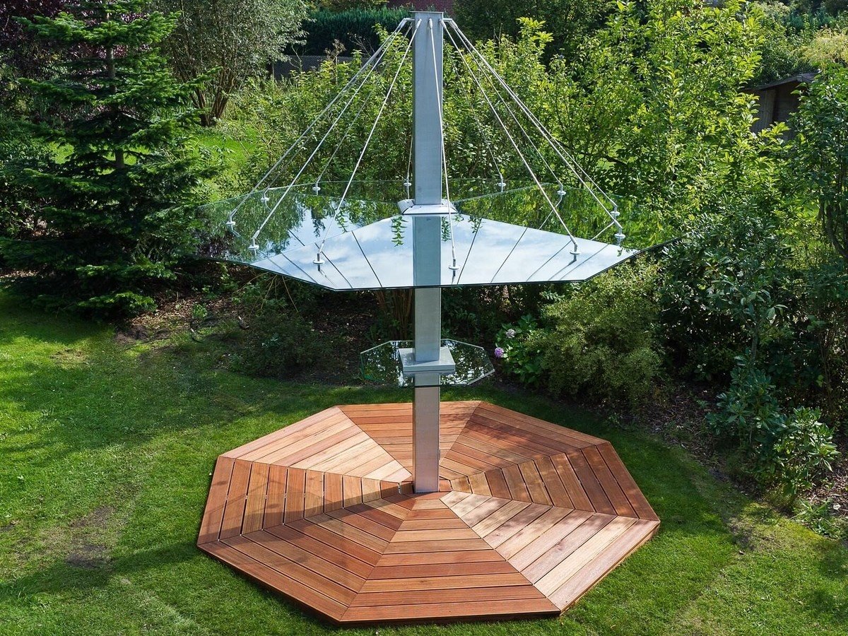 gartenschirm aus glas