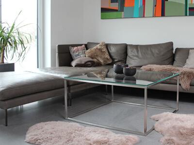Couchtisch aus Glas