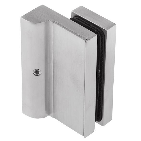 Wand Glas Scharnier mit Pendelschlag edelstahl matt gebürstet für Duschkabine neben der Wanne