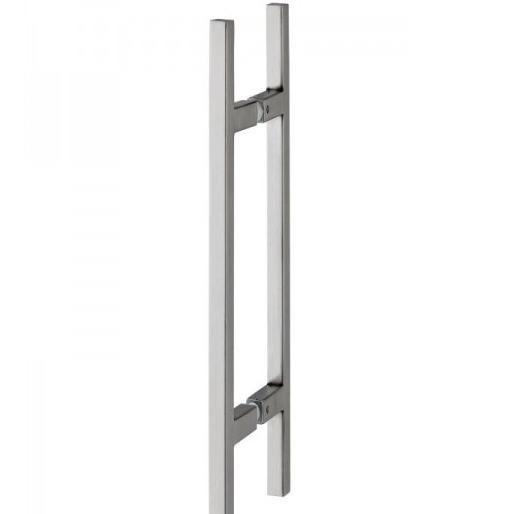Griffstange 400 mm eckiges Design matt gebürstet