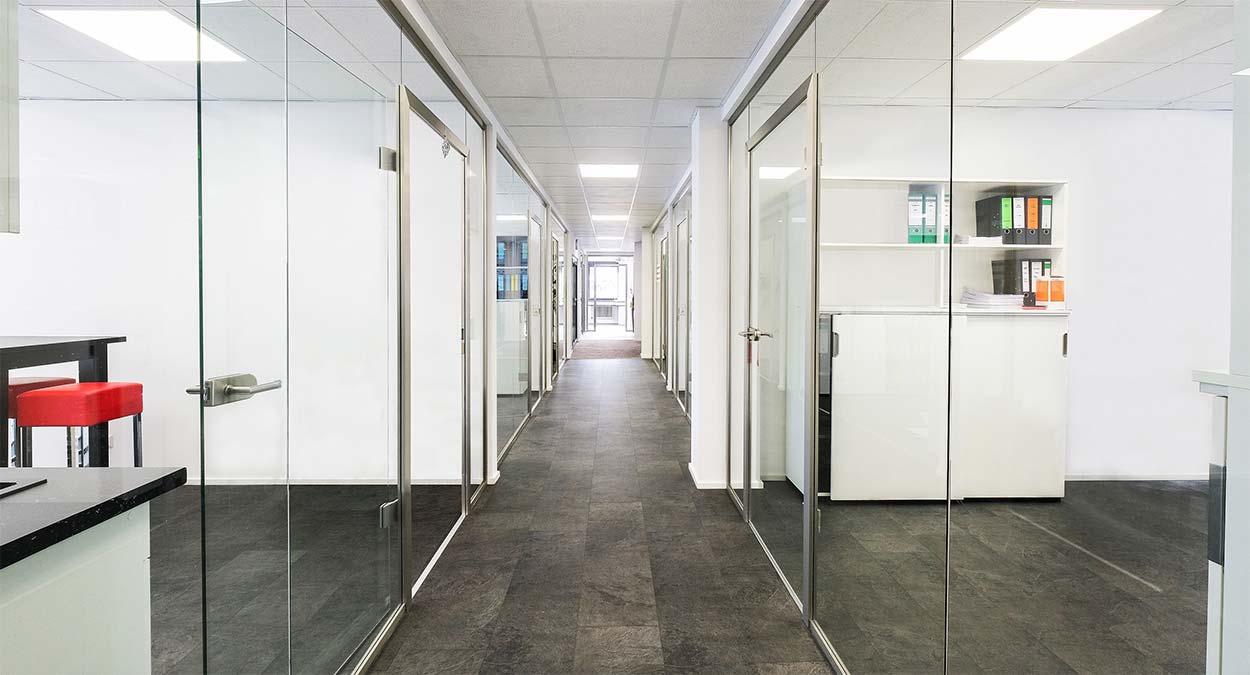 GlasTrennwand nach Maß für Büro und Praxis GLASPROFI24