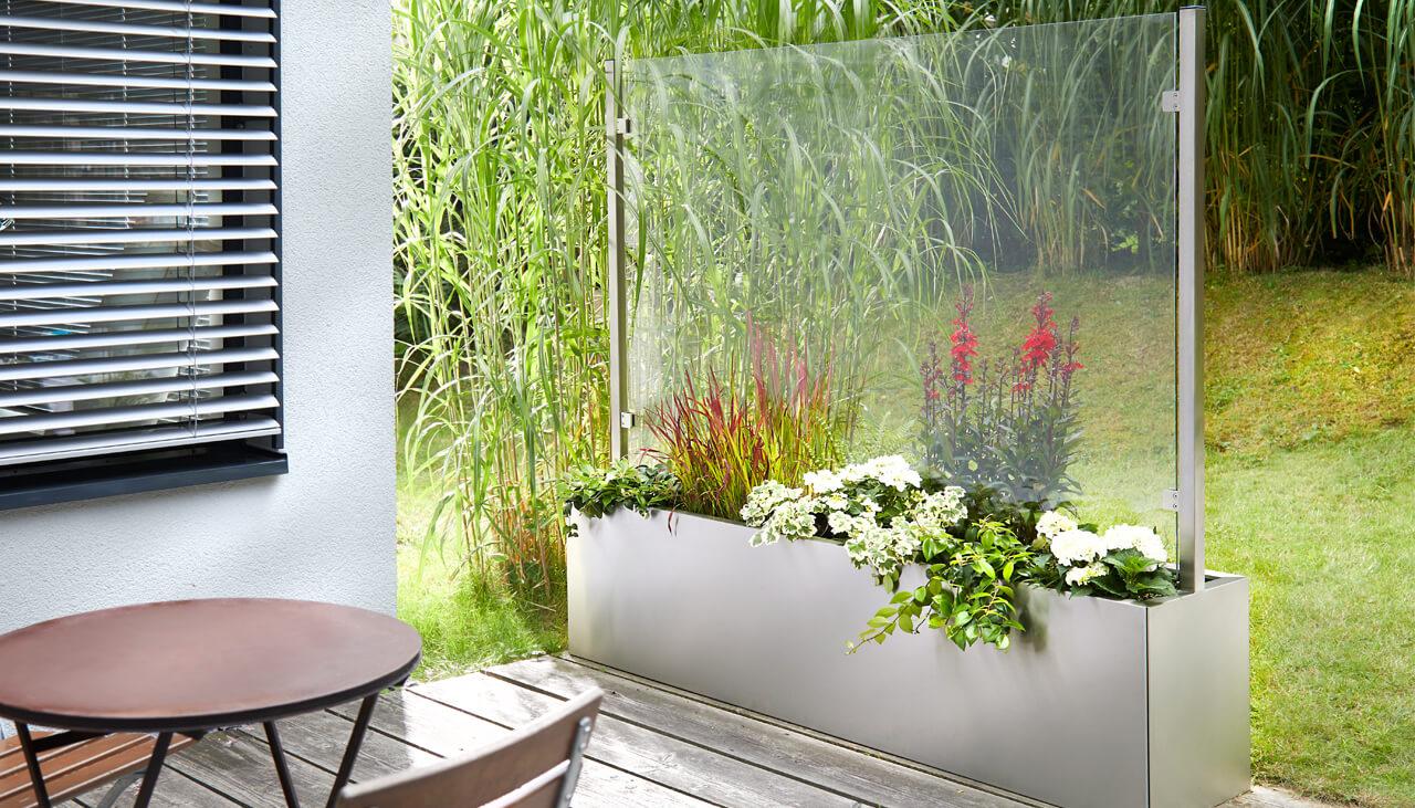 Glaszaun Fur Garten Terrasse Und Balkon