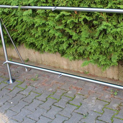 Rohrrahmen wird handgeschweißt