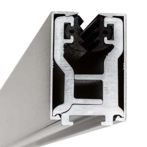 Klemmprofil für Glas der Stärke 8 - 10 mm für die Beschlagserie Fermata